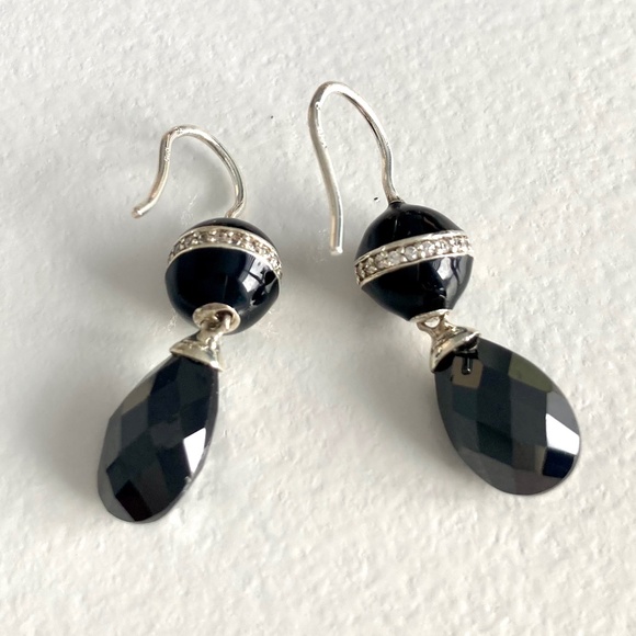 Thomas Sabo Black Pendant Earrings - Picture 4 of 8